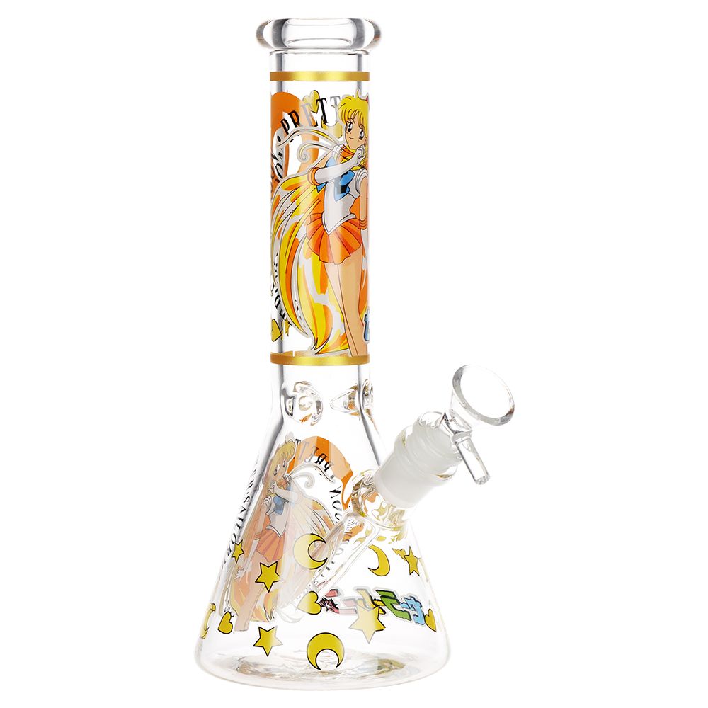 Sailor Venus Beaker Glass Water Pipe – 10″ / 14mm F