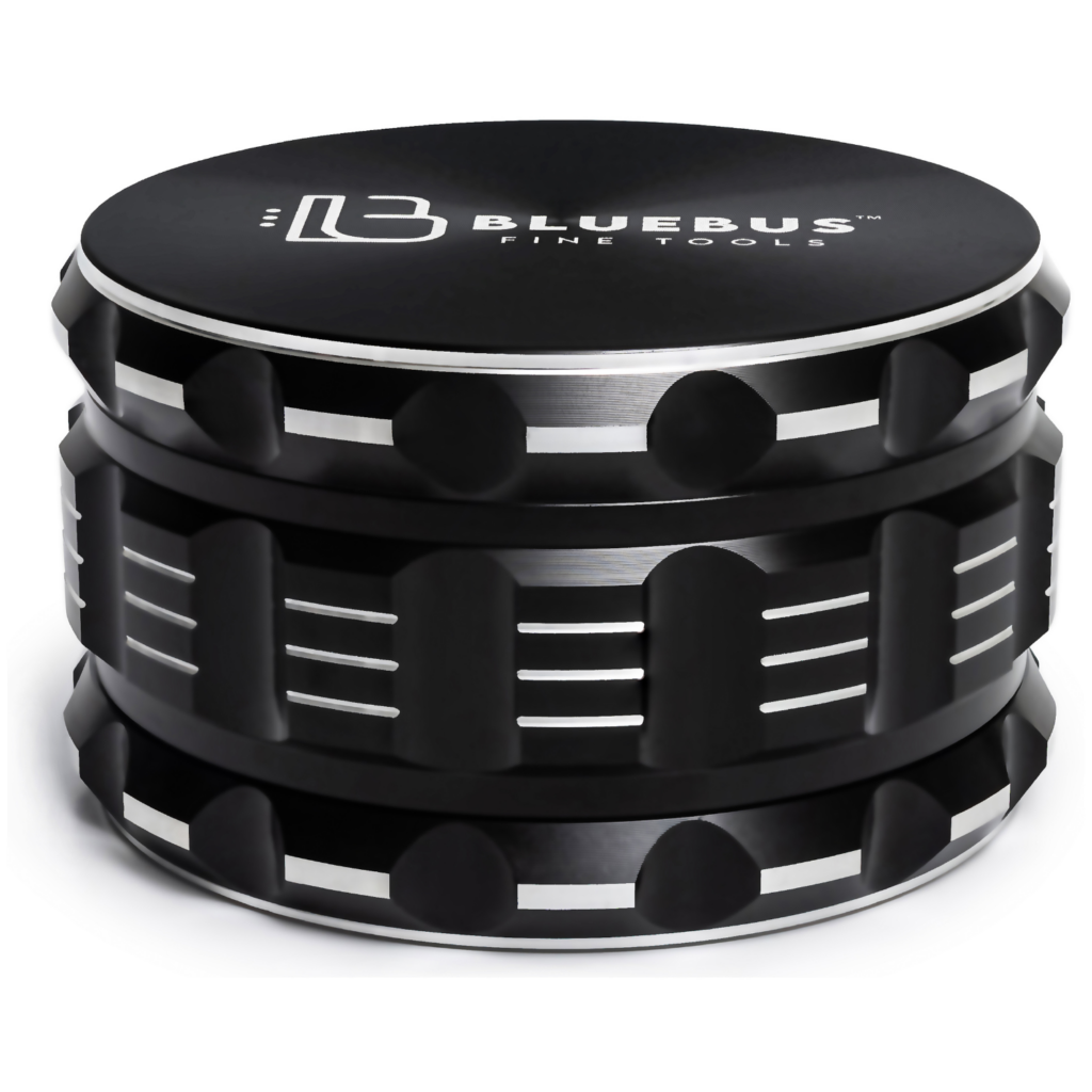 GA 4-Piece Aluminum Herb Grinder – 3.5-Inch Extra-Large | BlueBus Fine Tools