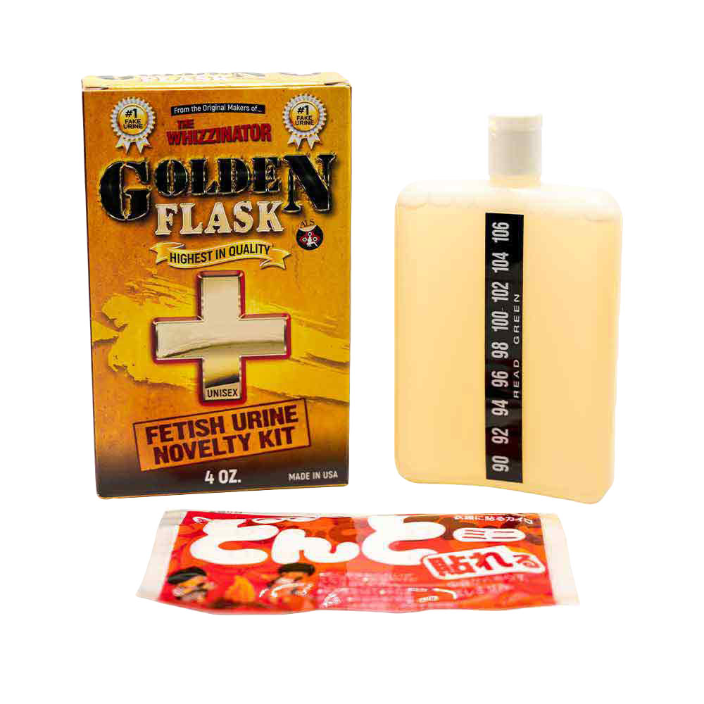 The Whizzinator Golden Flask Fetish Urine – 4oz