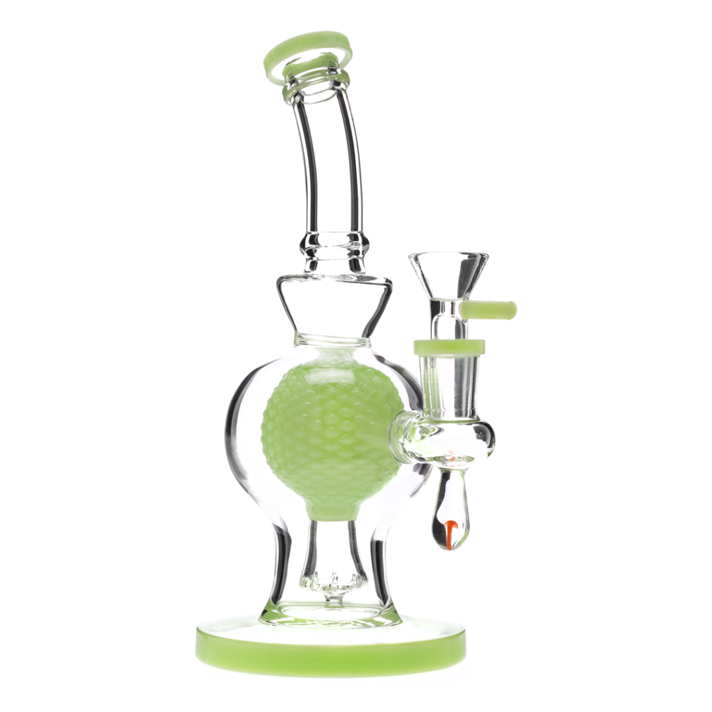 HB King 7″ Grid Globe Perc Water Pipe