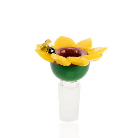 Sunflower Bowl Piece by Empire Glassworks 14mm