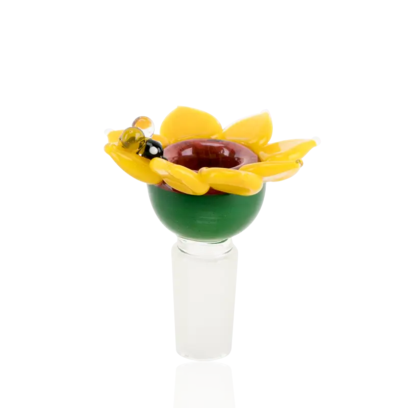 Sunflower Bowl Piece by Empire Glassworks 14mm