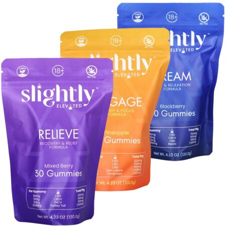 Slightly Elevated Mushroom & Cannabinoid Blend Gummies