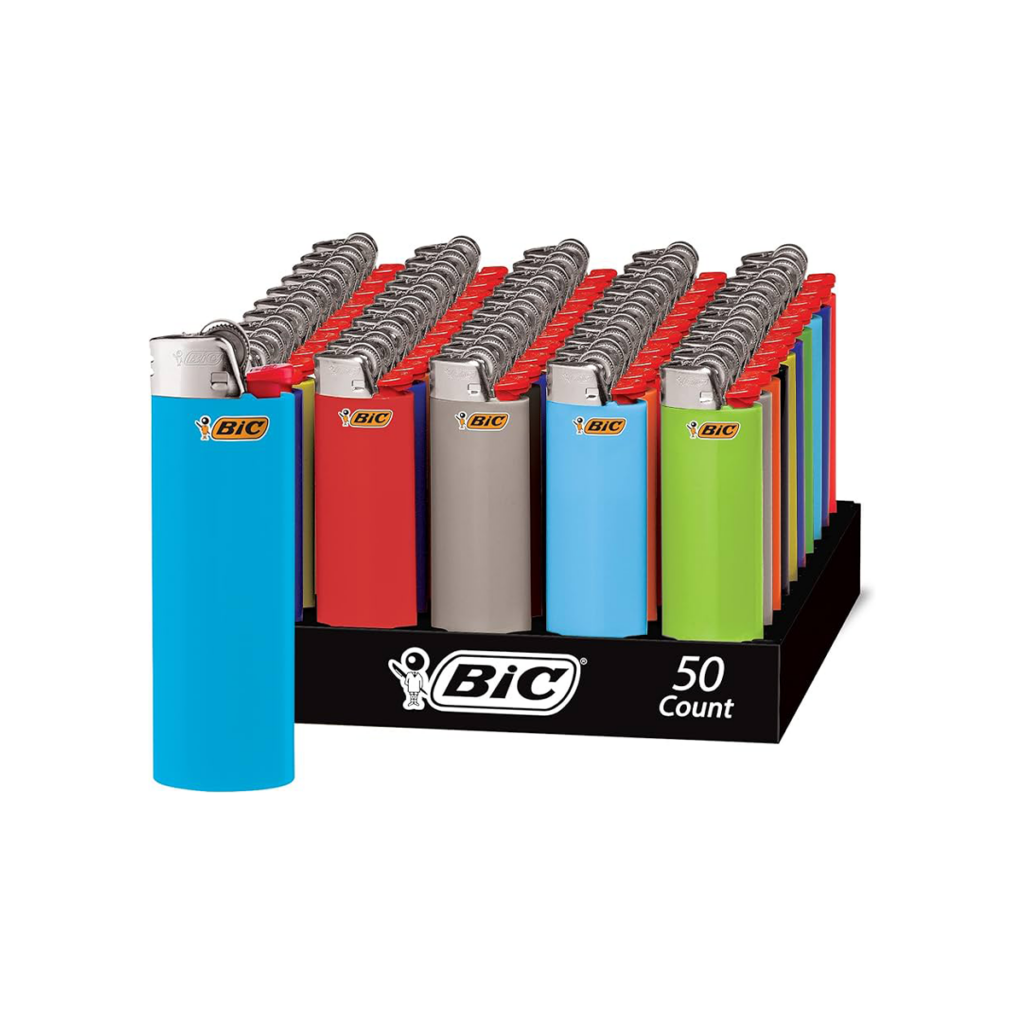 Premium Utility Lighters – Solid Color 50-Pack