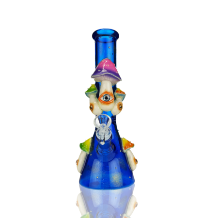 10-Inch 3D Beaker Water Pipe