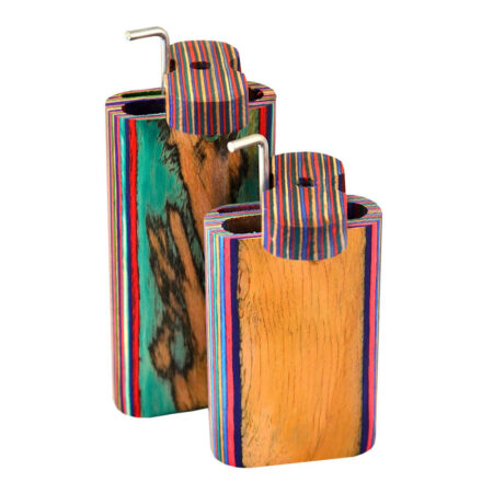 Small Multi-Colored Wood Smoke Stopper w/ Poker