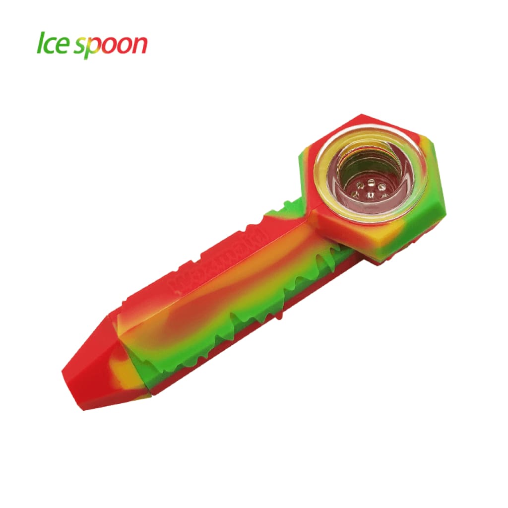 Waxmaid Ice Spoon Pipe Platinum Cured Silicone