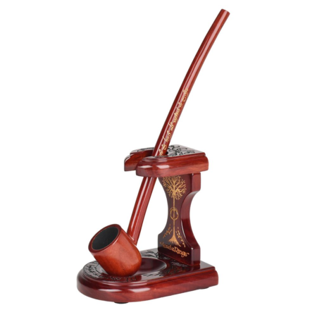BUNDLE – Pulsar Shire Pipes ARAGORN Smoking Pipe & Middle-Earth Pipe Stand