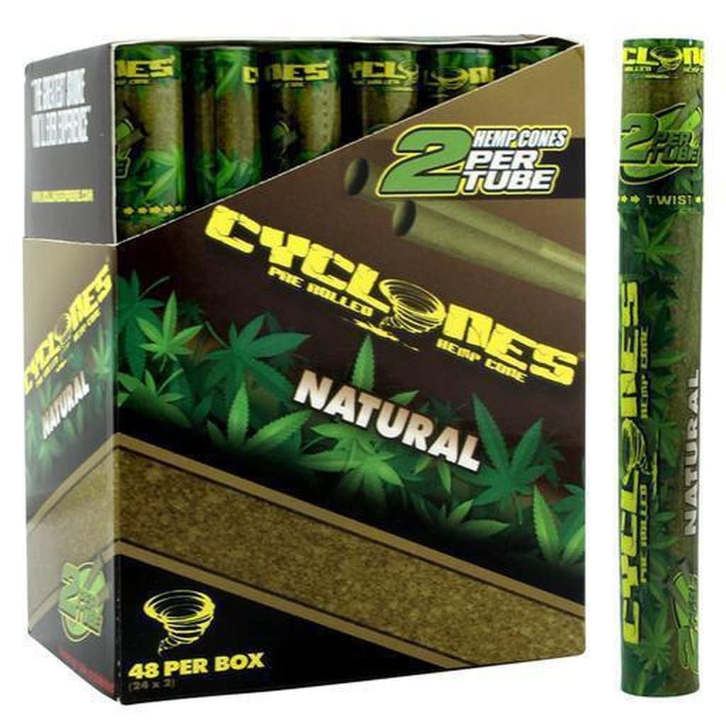Cyclones Hemp Cones All Natural Pre Rolled Cones with Triple Dip Flavor
