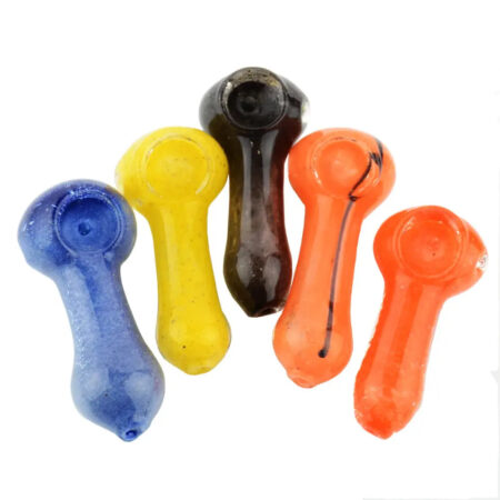 Pocket Frit Glass Hand Pipe for Cool, Clean Hits