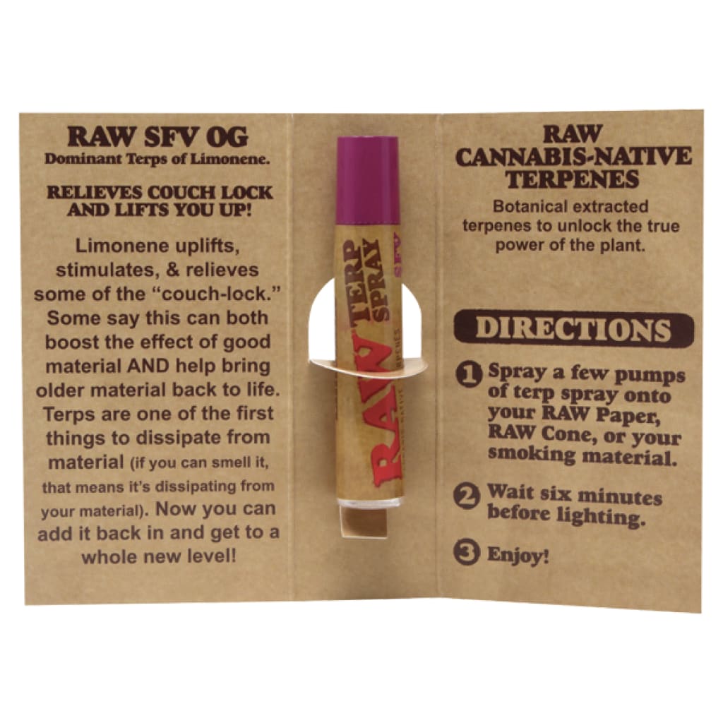Raw Cannabis Spray Sour Apple SFV OG with Native Terpenes 5ml