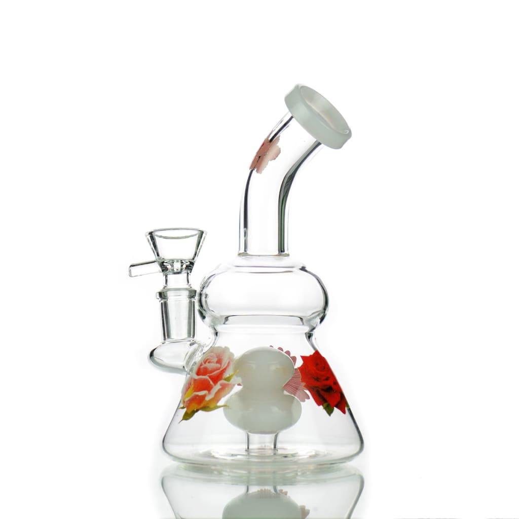 7 Flower Water Pipe with 14mm Male Bowl for Smooth Smoking Experience - Bowl - Image 5