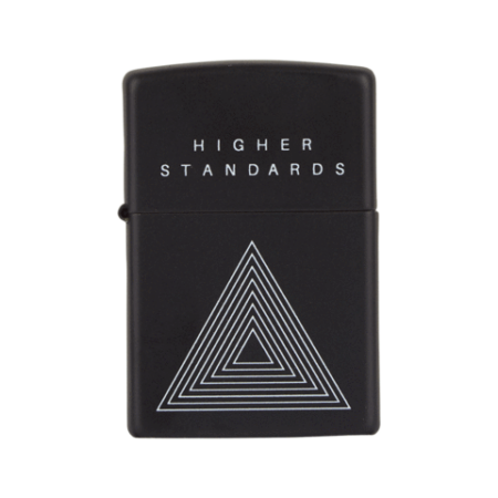 Higher Standards Zippo Lighter