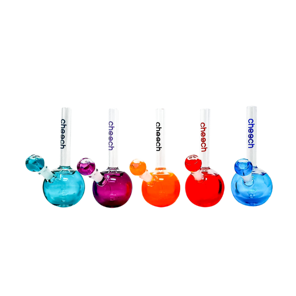 Cheech Glass 8″ Long Neck Glycerin Ball