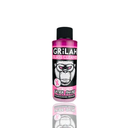 Grilah Pink Edition 4oz Glass Cleaner – Extra Shine, Anti-fog Formula
