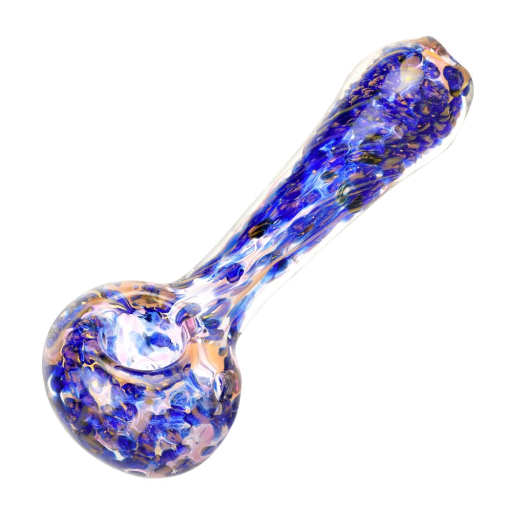 Fumed Swirl Spoon Pipe – Borosilicate Glass