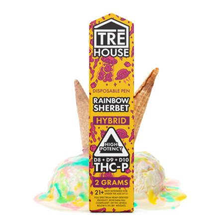 Pen - Rainbow Sherbet - Delta Blend - D8:D9:D10:THC-P - (10 Pack)