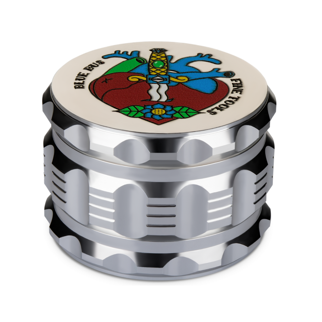 GA 2.5 Inch Grinder Silver (Old School Edition)
