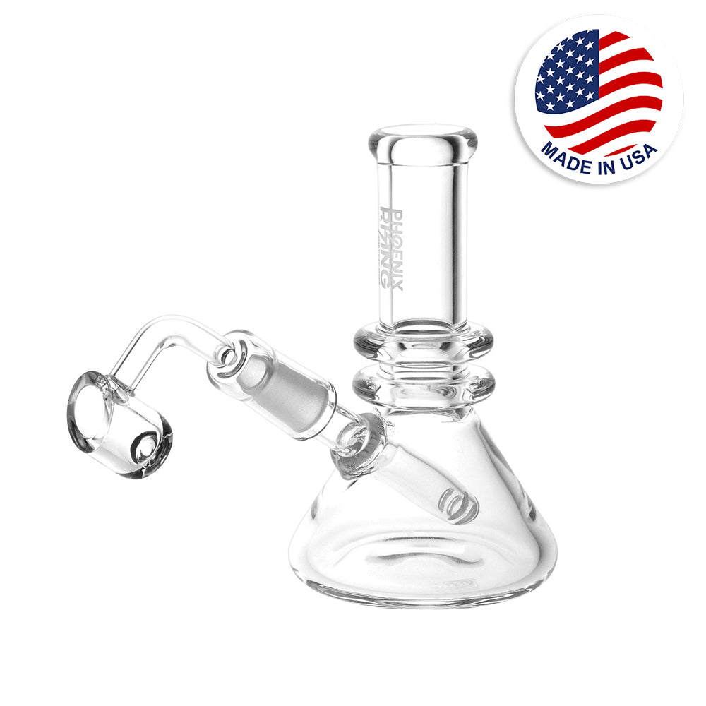Phoenix Rising Mini Beaker Dab Rig – 5″/ 14mm M