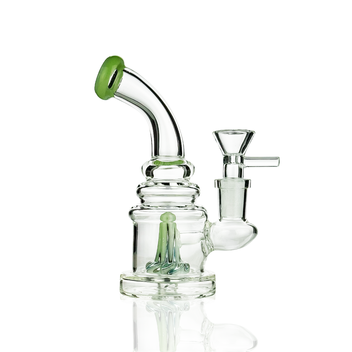 5-inch Volcano Shower Perc Water Pipe - Image 3