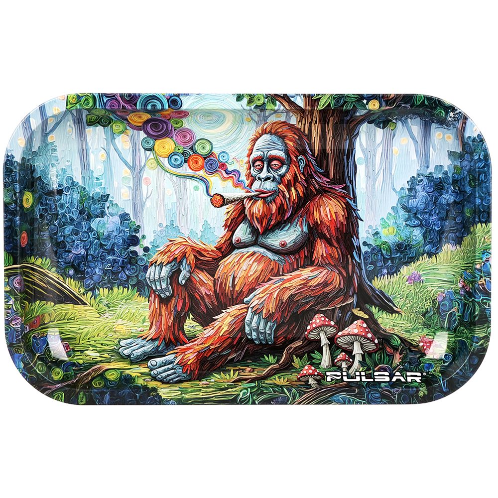 Pulsar Metal Rolling Tray – Bigfoot Break-Time / 11″x7″