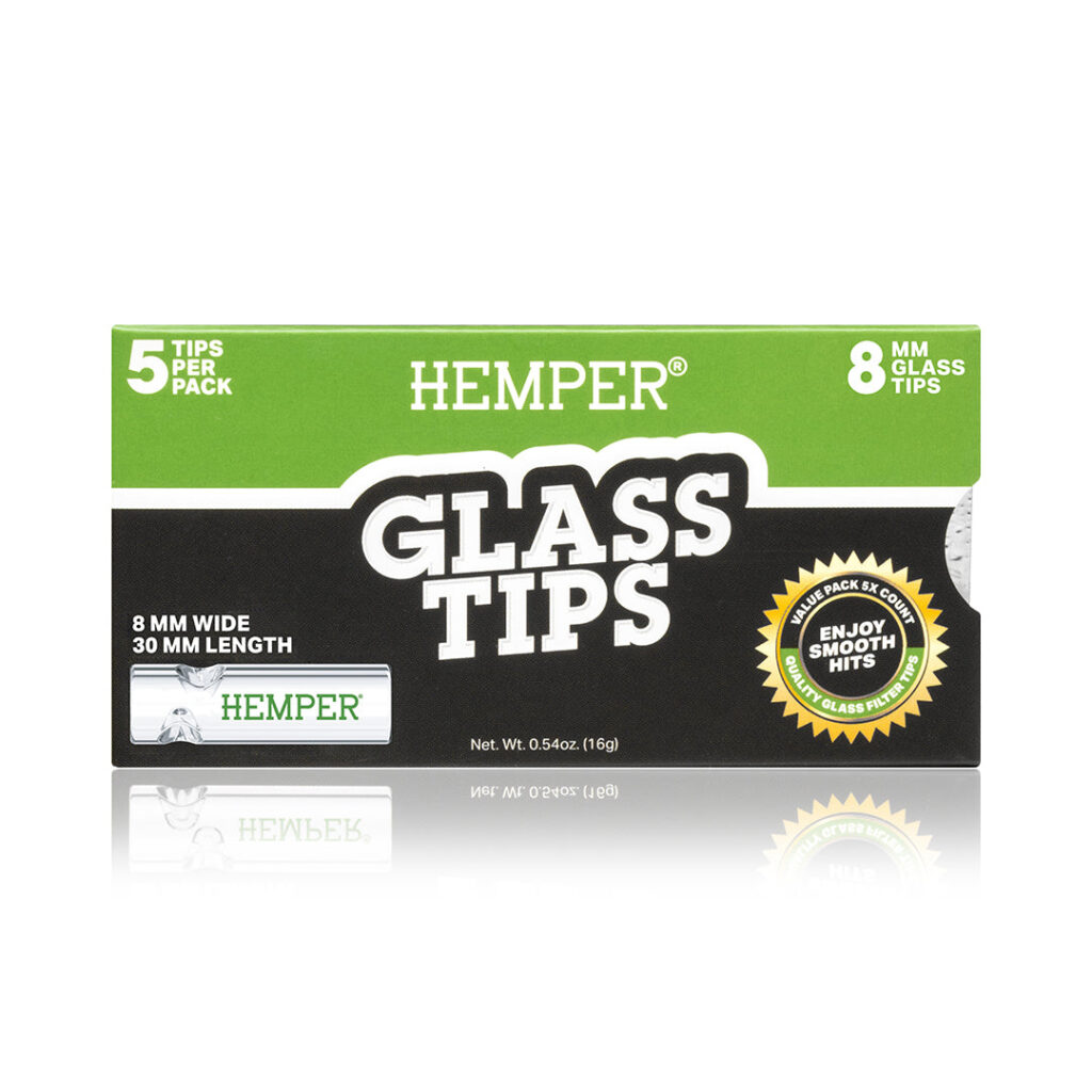 Glass Filter Tips 8mm | 5 Pack