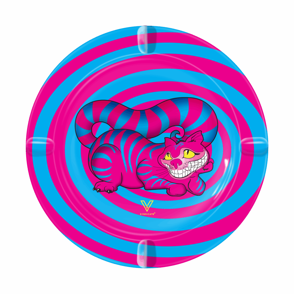 Seshigher Cat Blazin’ Ashtray Metal