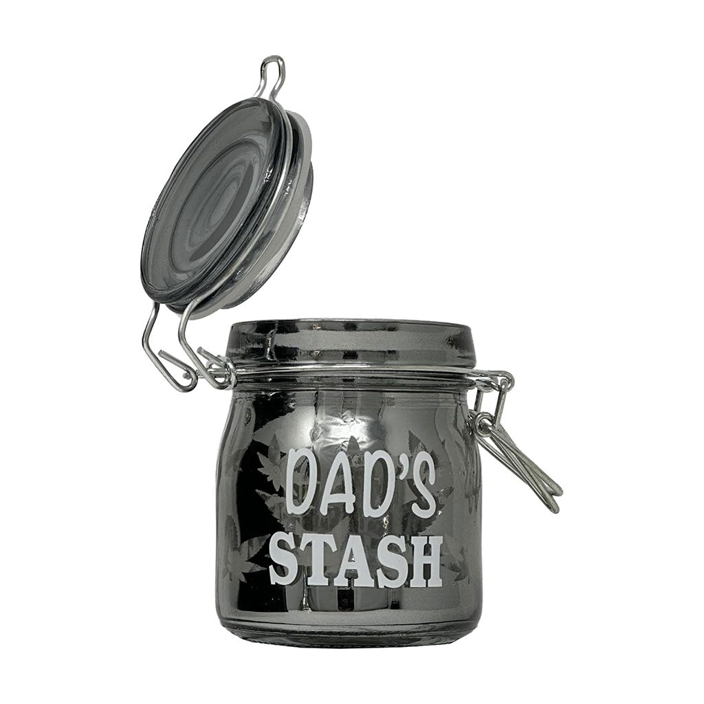 AIRTIGHT GLASS DAD'S STASH STORAGE JAR - Image 4
