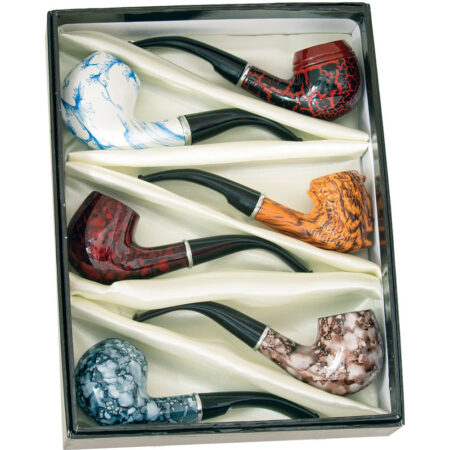 Fujima Sherlock Pipes – 5.5″/ Assorted Designs 6pcs