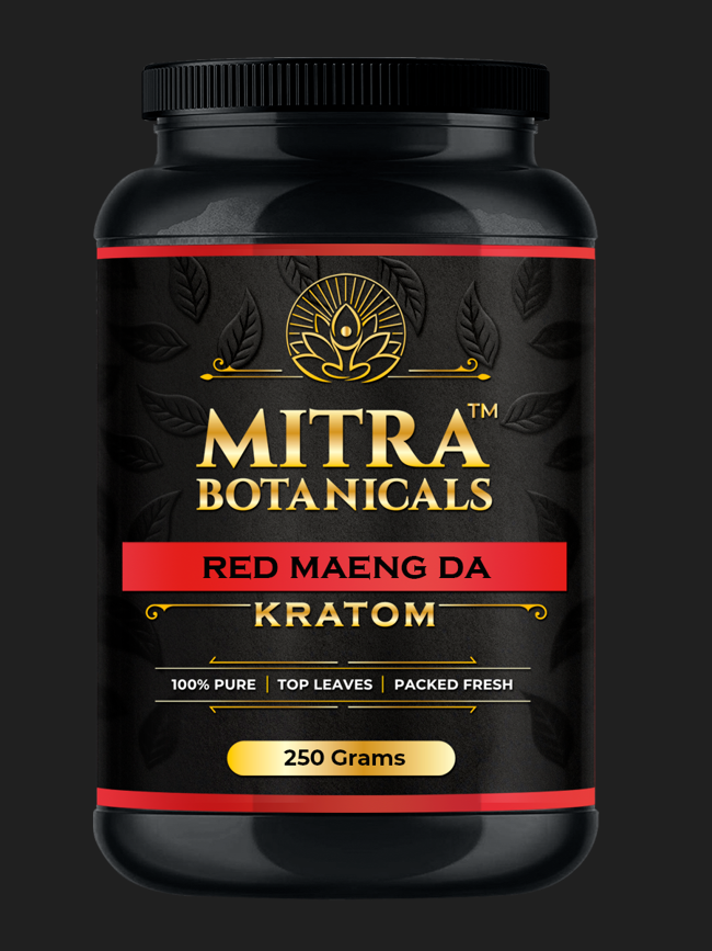 Mitra Botanicals Red Maeng Da – Kratom (250 Grams Powder)