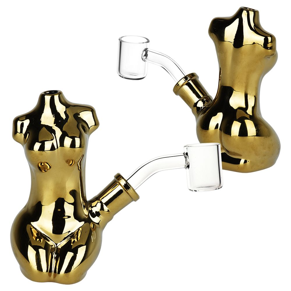 Buxom Body Electroplated Dab Rig – 4.25″ / 14mm F