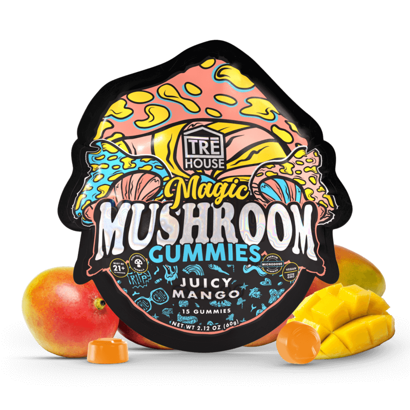 Gummies – Magic Mushroom – Juicy Mango (10 Pack)