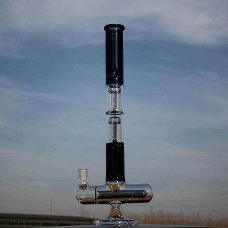Heavy Duty Scientific Glass Bong with Inline Percolator