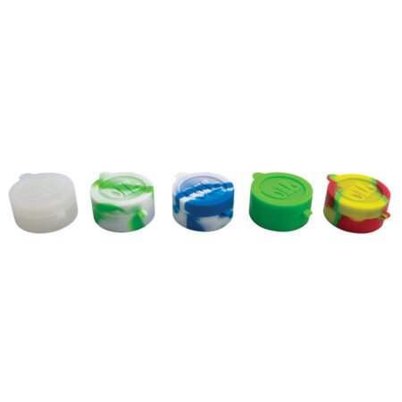 Dual Compartment Silicone Cylinder Containers | 50pc Set