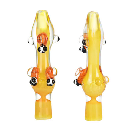 Lil Bees Honey Golden Chillum Pipe - 4"