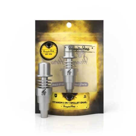 Titanium 6-in-1 Skillet Enail for Optimal Dabbing Experience