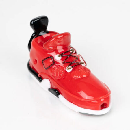 Retro Highz V2 Red Glass Hand Pipe by Smokerolla