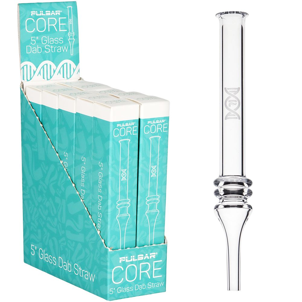 10CT DISPLAY – Pulsar CORE Quartz Dab Straw – 5″