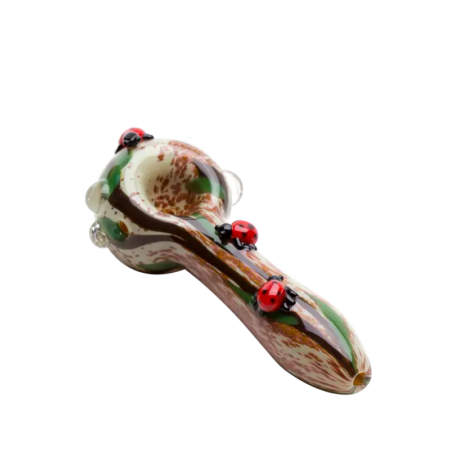 Empire Glassworks Lady Bugs Spoon Pipe