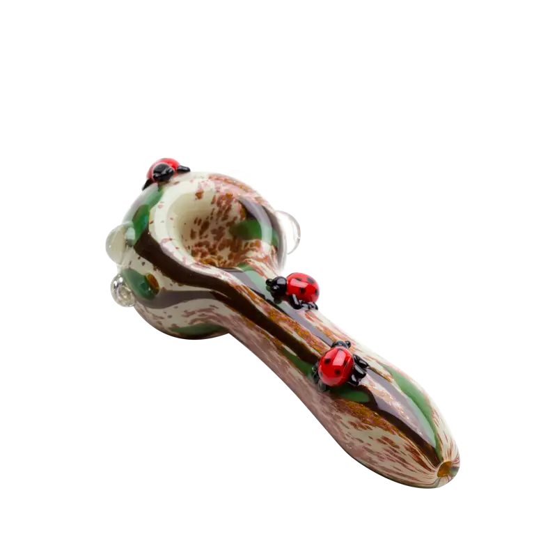 Empire Glassworks Lady Bugs Spoon Pipe
