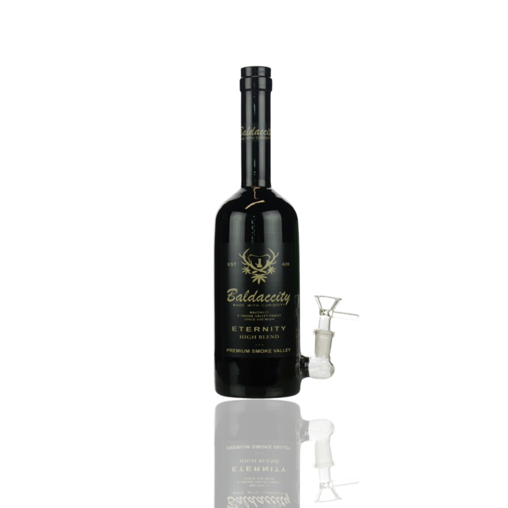 Bold 12-inch Wine Bottle Water Pipe