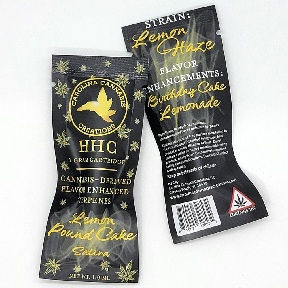 HHC Vape Cartridge 1g – Lemon Pound Cake (Sativa)