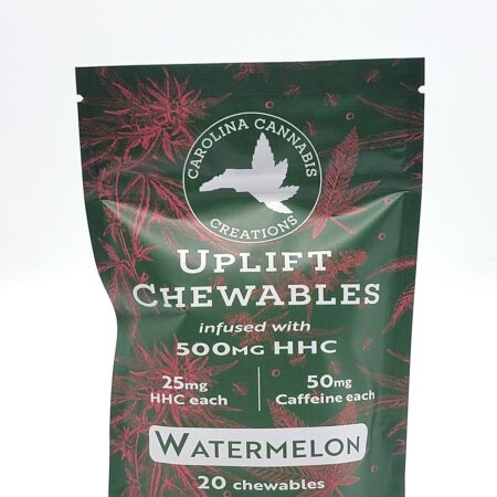 Uplift Chewables | HHC+Caffeine | Watermelon 20ct bag