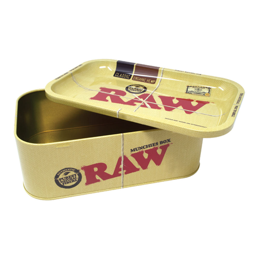 RAW Munchies Metal Storage Box 10.75×6.75″