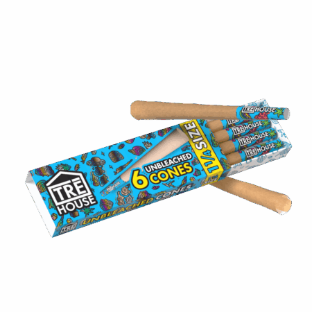 Pre Roll Cones - 6 Pack - 1 1/4" - Unbleached - (24 Pack)