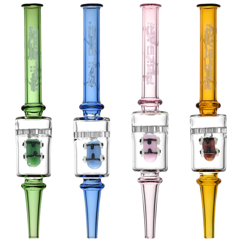Pulsar Skateboard Glass Dab Straw – 6.5″ / 4ct