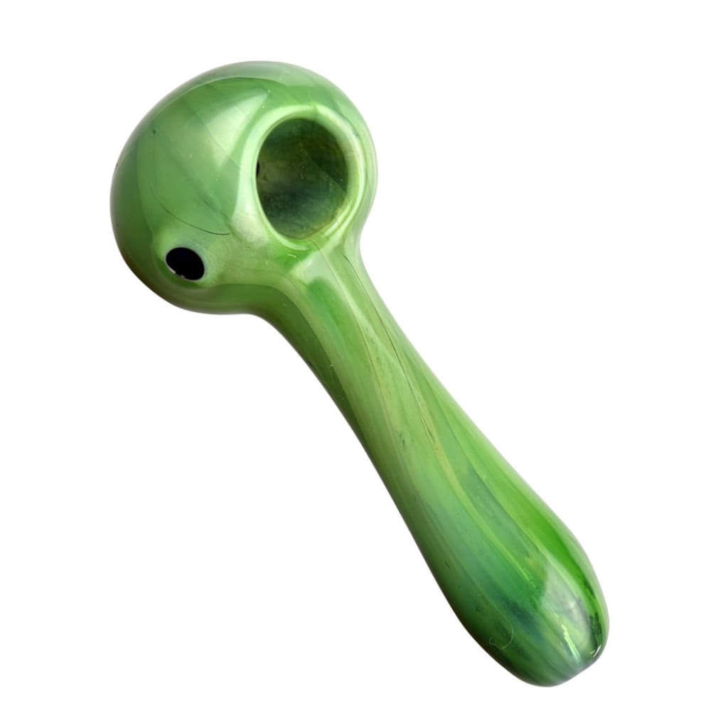 Green Candy Apple Spoon Pipe – 4 Inches