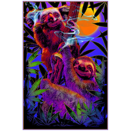 High In The Bush Non-Flocked Blacklight Poster