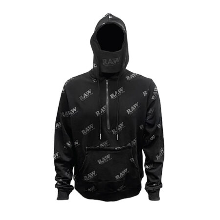 RAW Rawlers Hoodie w/ Stash Pockets and Tray - Black