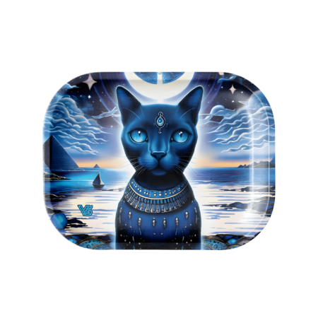 Feline Pharaoh Metal Rollin' Tray